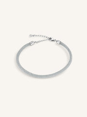 Pulsera cordón gris