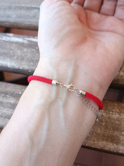Pulsera cordón rojo