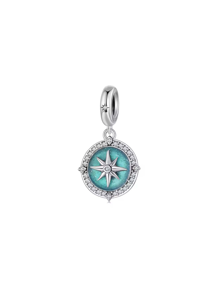 Charm estrella plata de ley