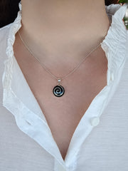 Collar Espiral Ónix