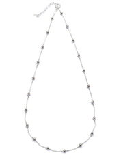 Collar bolitas de plata