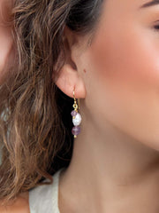 Pendientes Lavanda