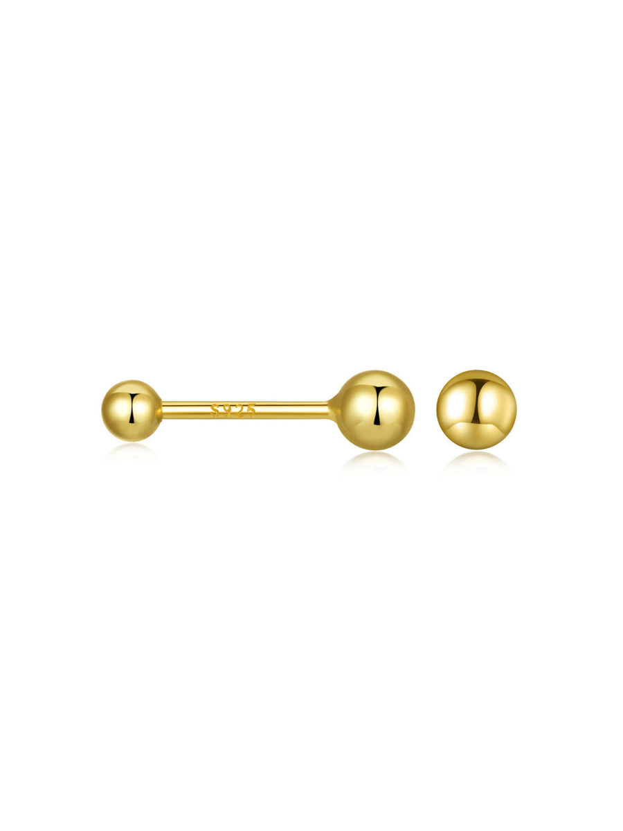 Pendientes rosca bolita