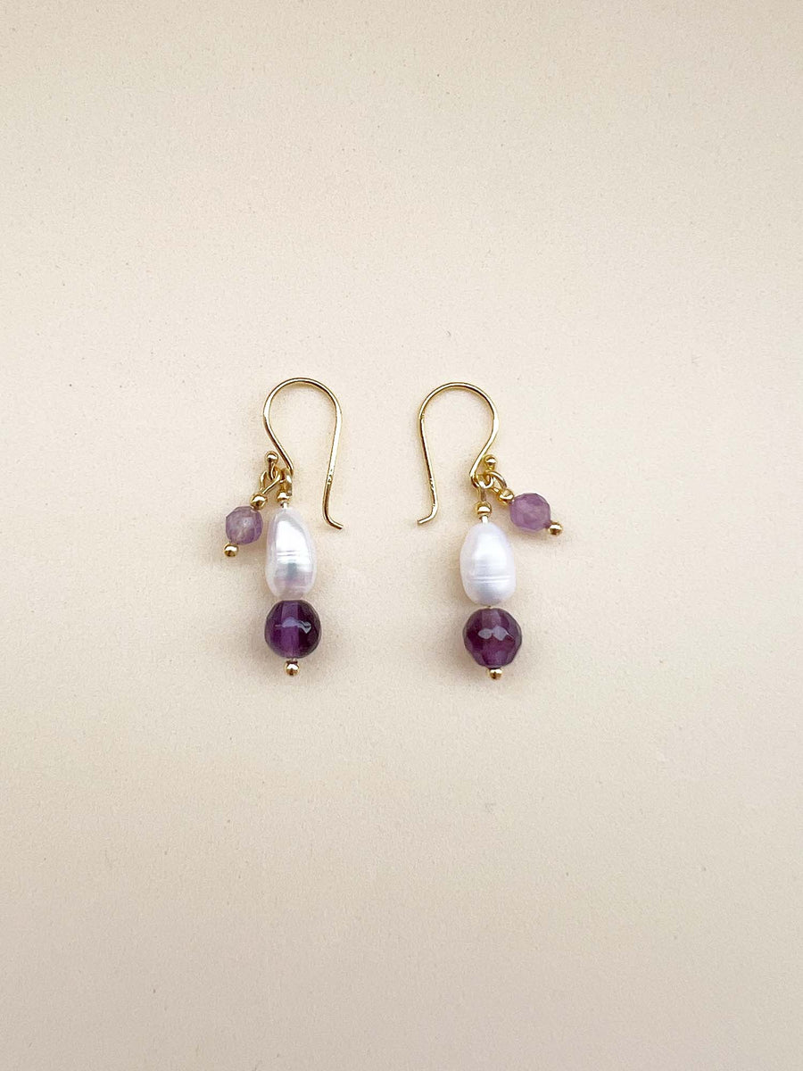 Pendientes Lavanda