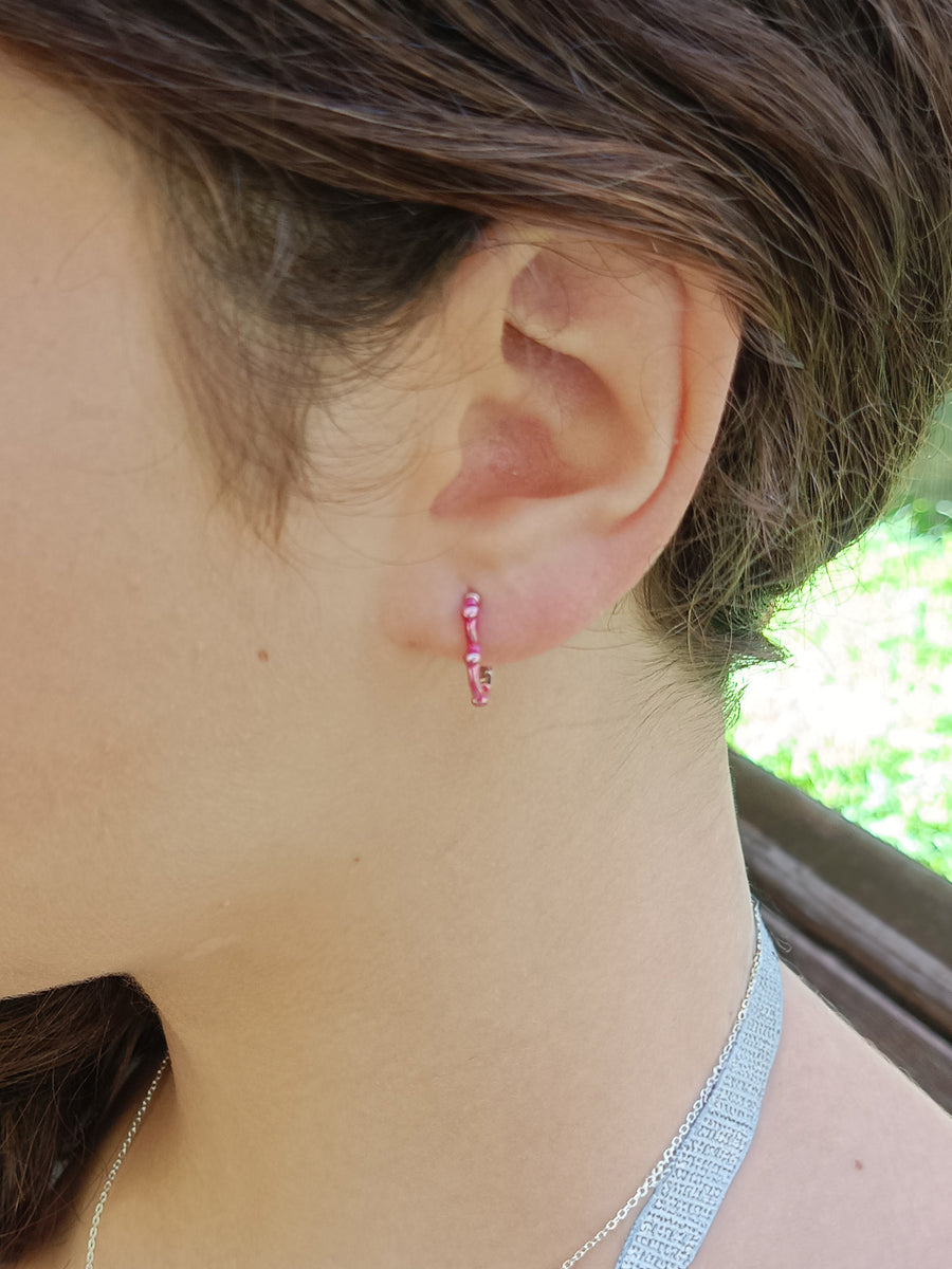 Pendientes corazón de colores