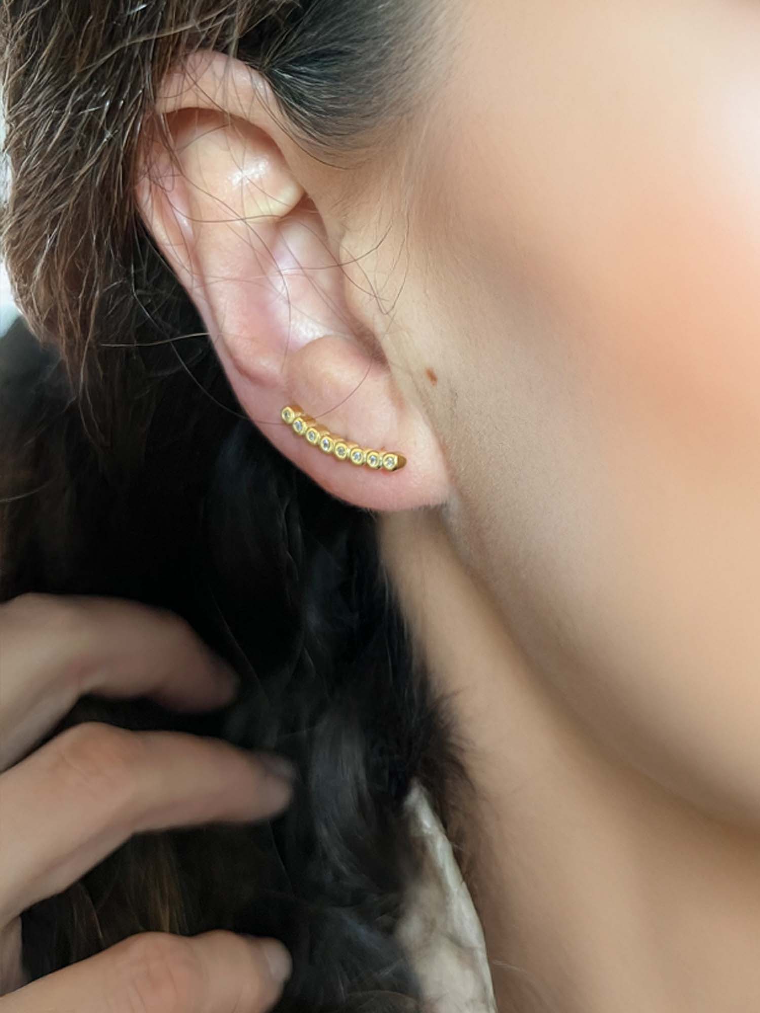 Pendientes trepadores Lux