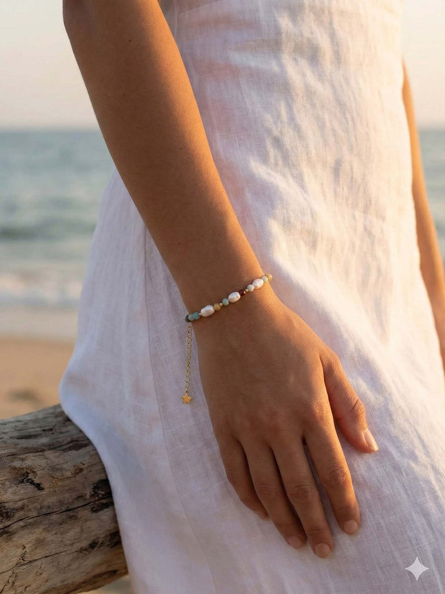 Pulsera Amazonia y Perla