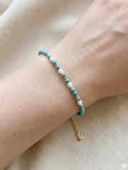 Pulsera Turquesa y Perla