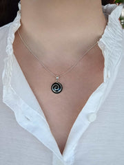 Collar Espiral Ónix