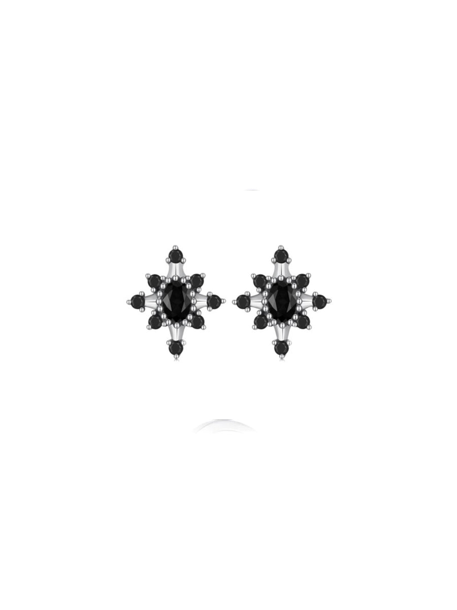 Pendientes puntas negro