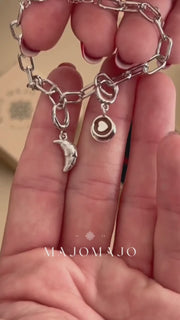 Charm mini gancho Petit Croissant
