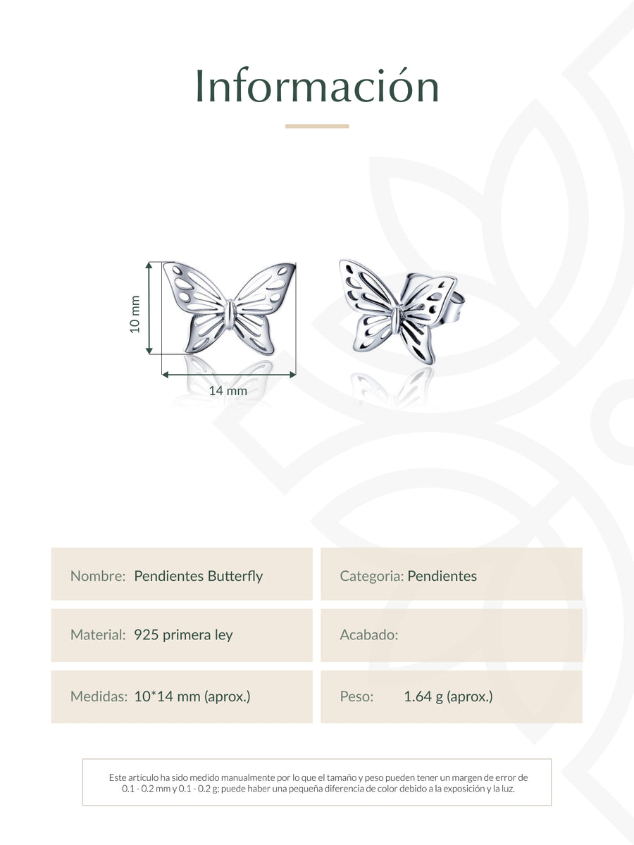 Pendientes Butterfly