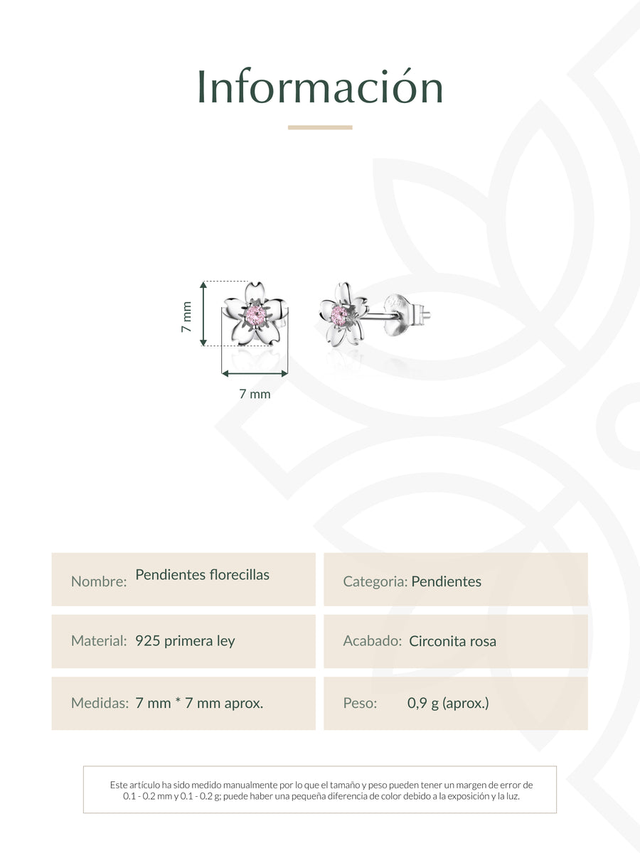 Pendientes florecillas