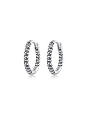 Pendientes arete enroscado