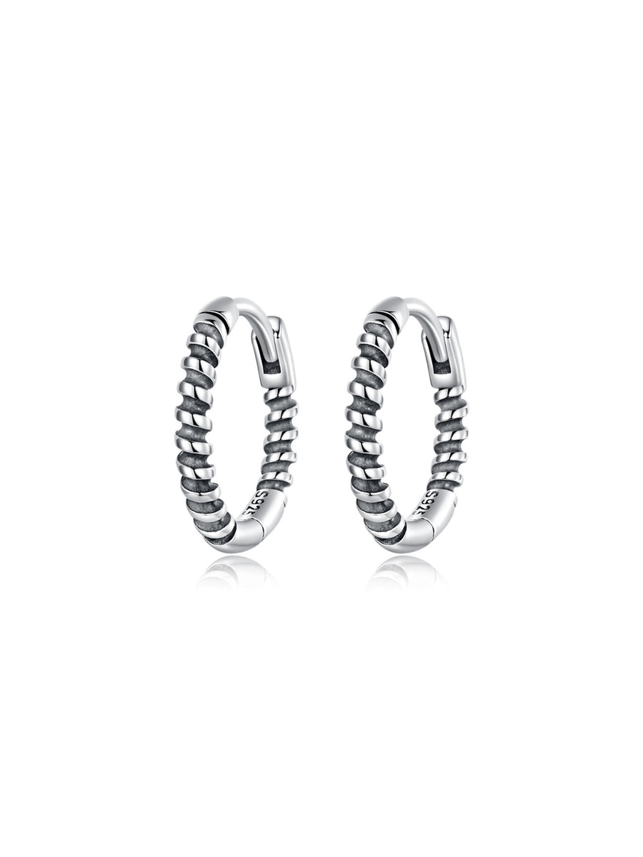 Pendientes arete enroscado