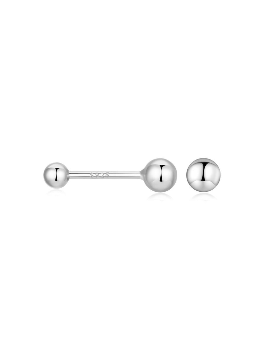 Pendientes rosca bolita