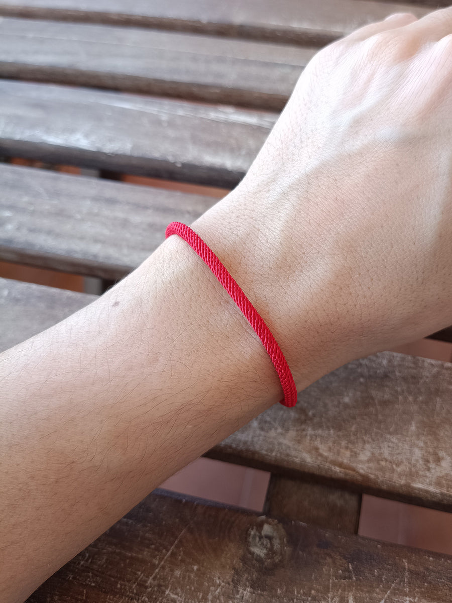 Pulsera cordón gris