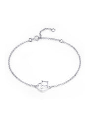 Pulsera gato corazón